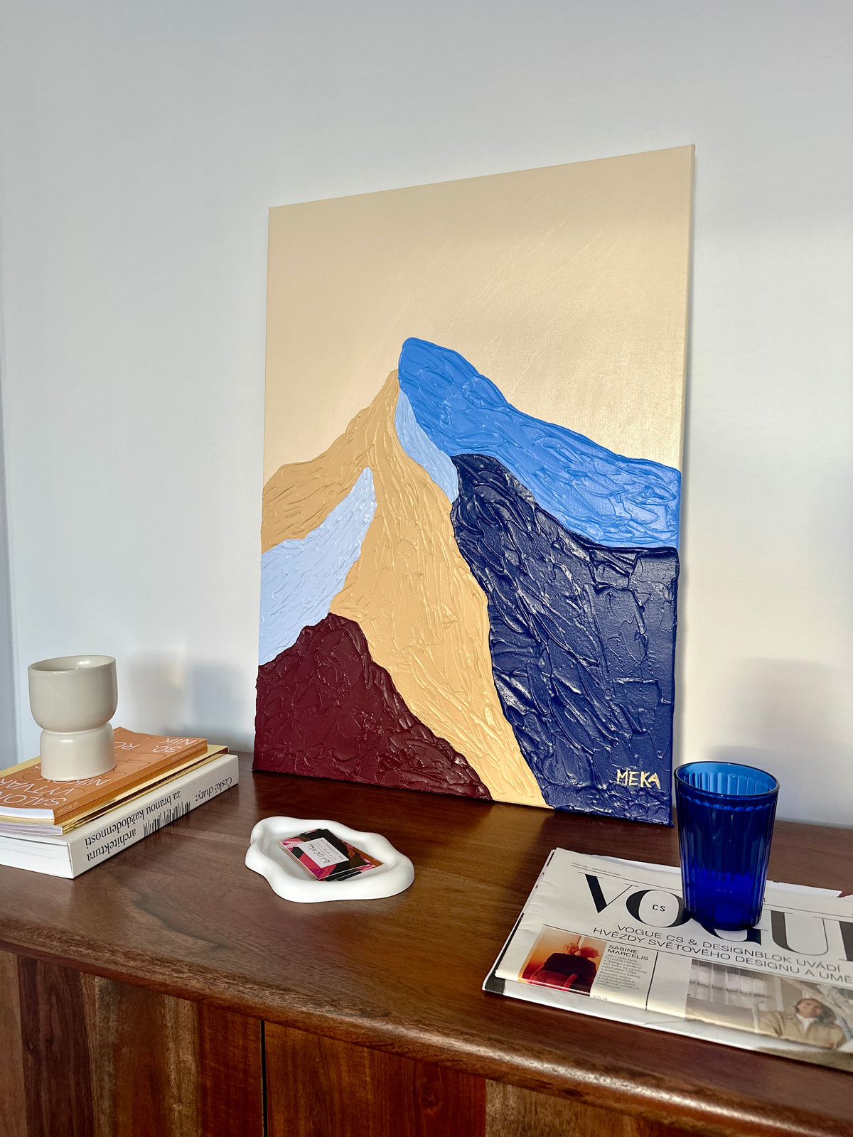 Kriváň XII. – Abstract Mountain Painting | Art Of Meka Art Of Meka Studio