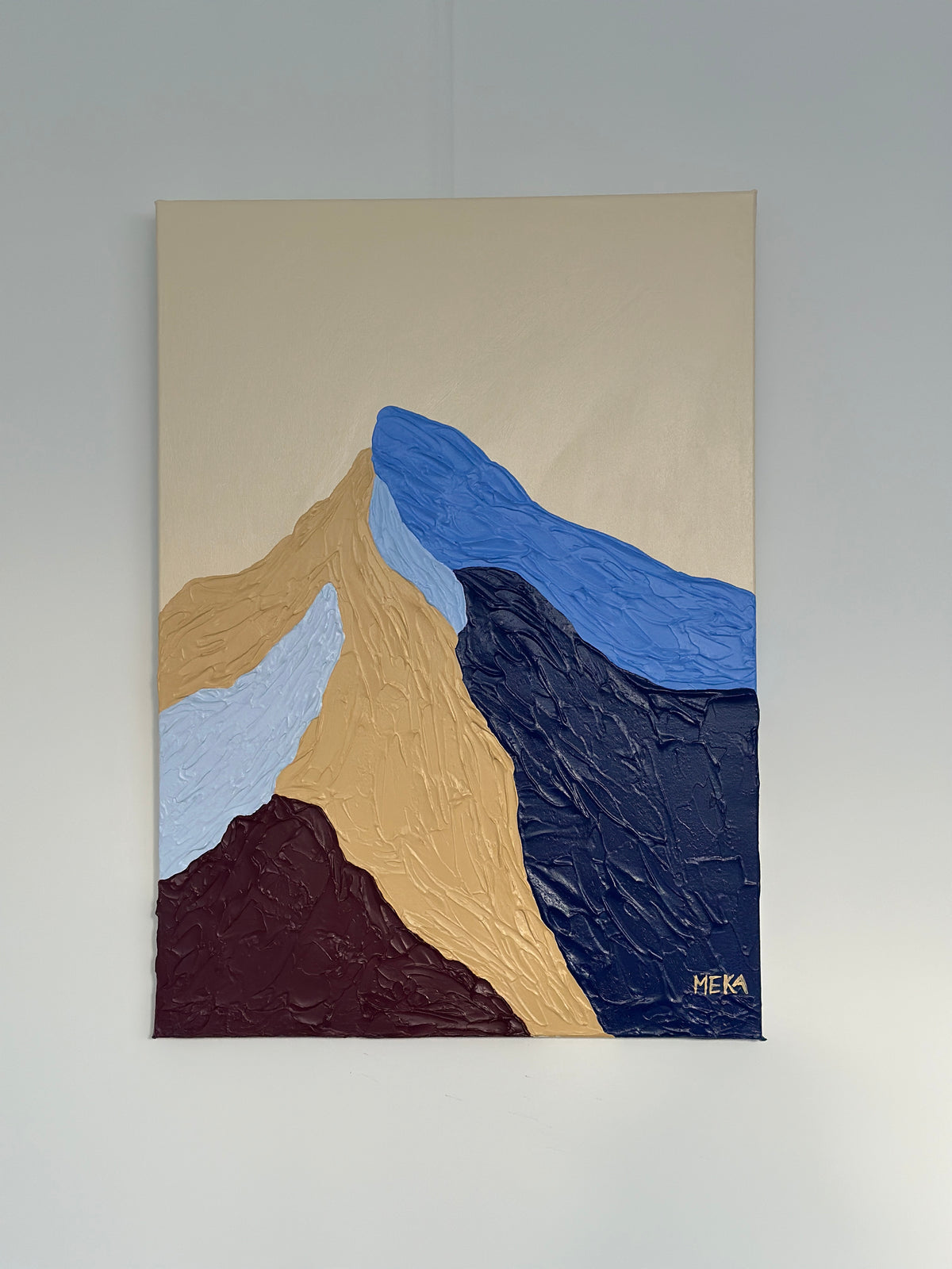 Kriváň XII. – Abstract Mountain Painting | Art Of Meka Art Of Meka Studio