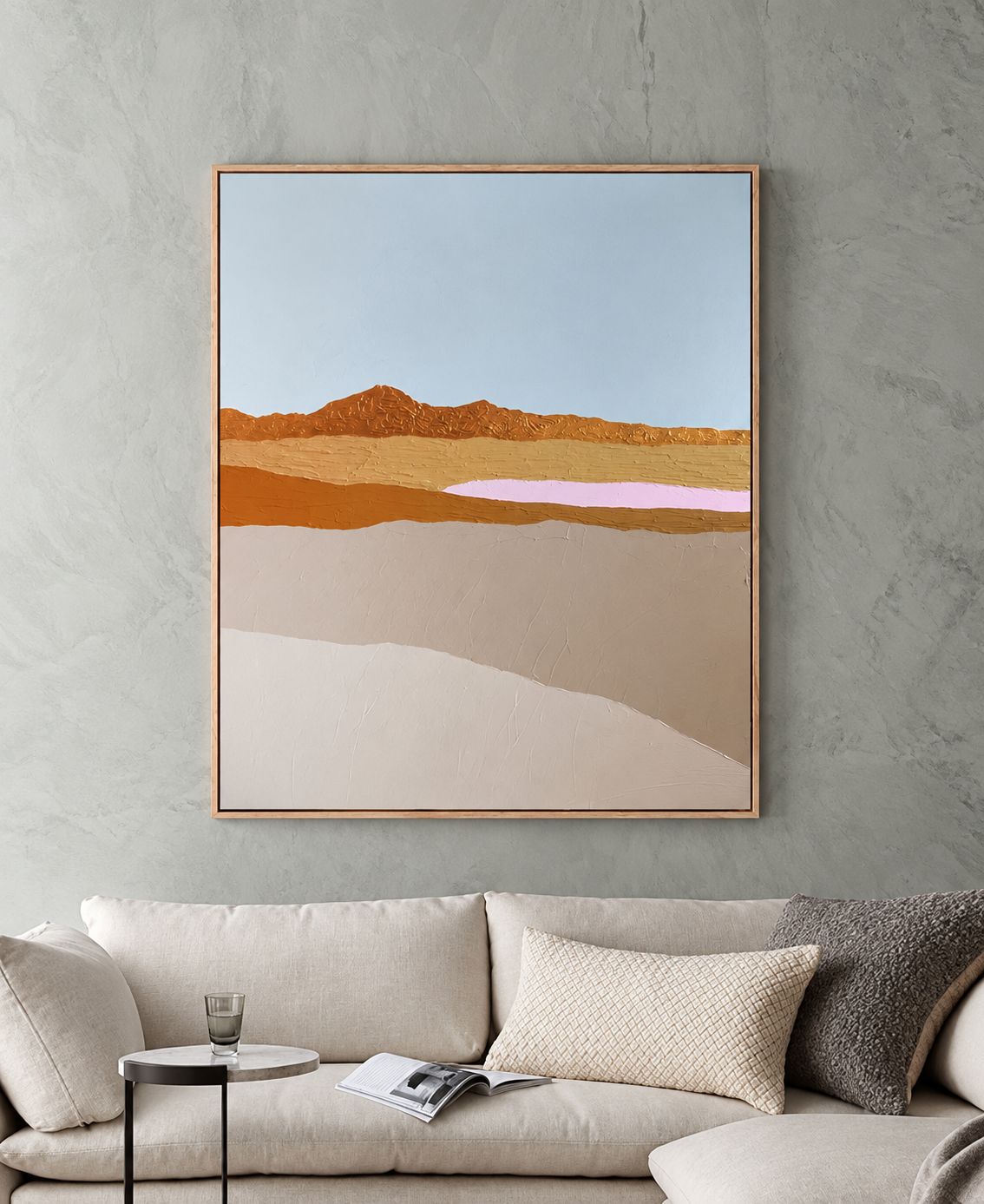 Malé Karpaty II – Abstract Landscape Painting Art Of Meka Studio