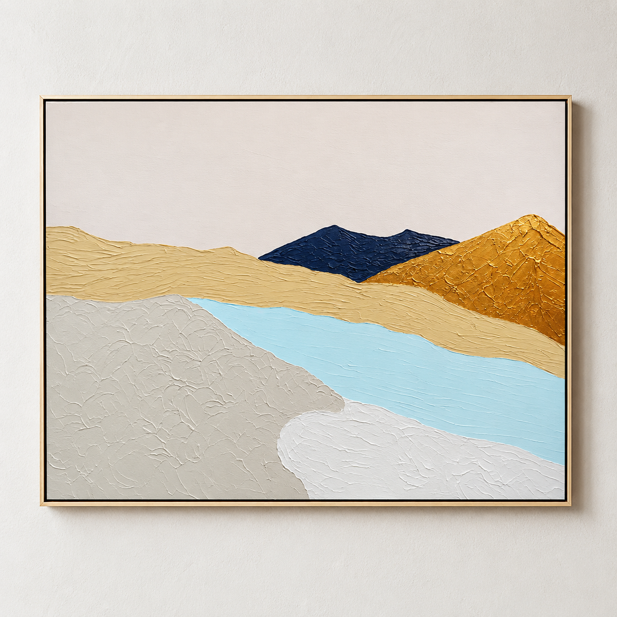 Nízke Tatry II – Abstract Mountain Painting Art Of Meka Studio