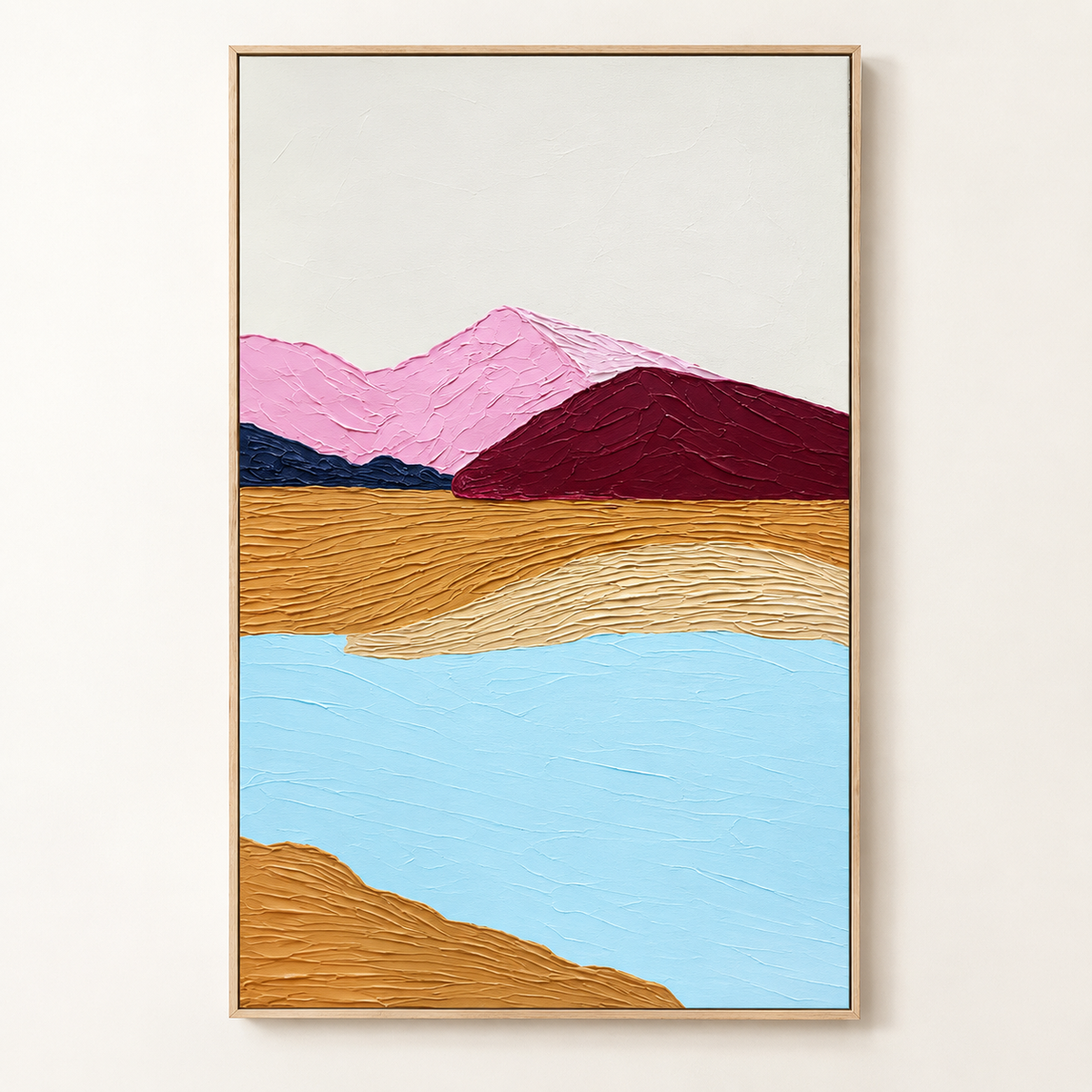 Roháče – Abstract Mountain Painting Art Of Meka Studio