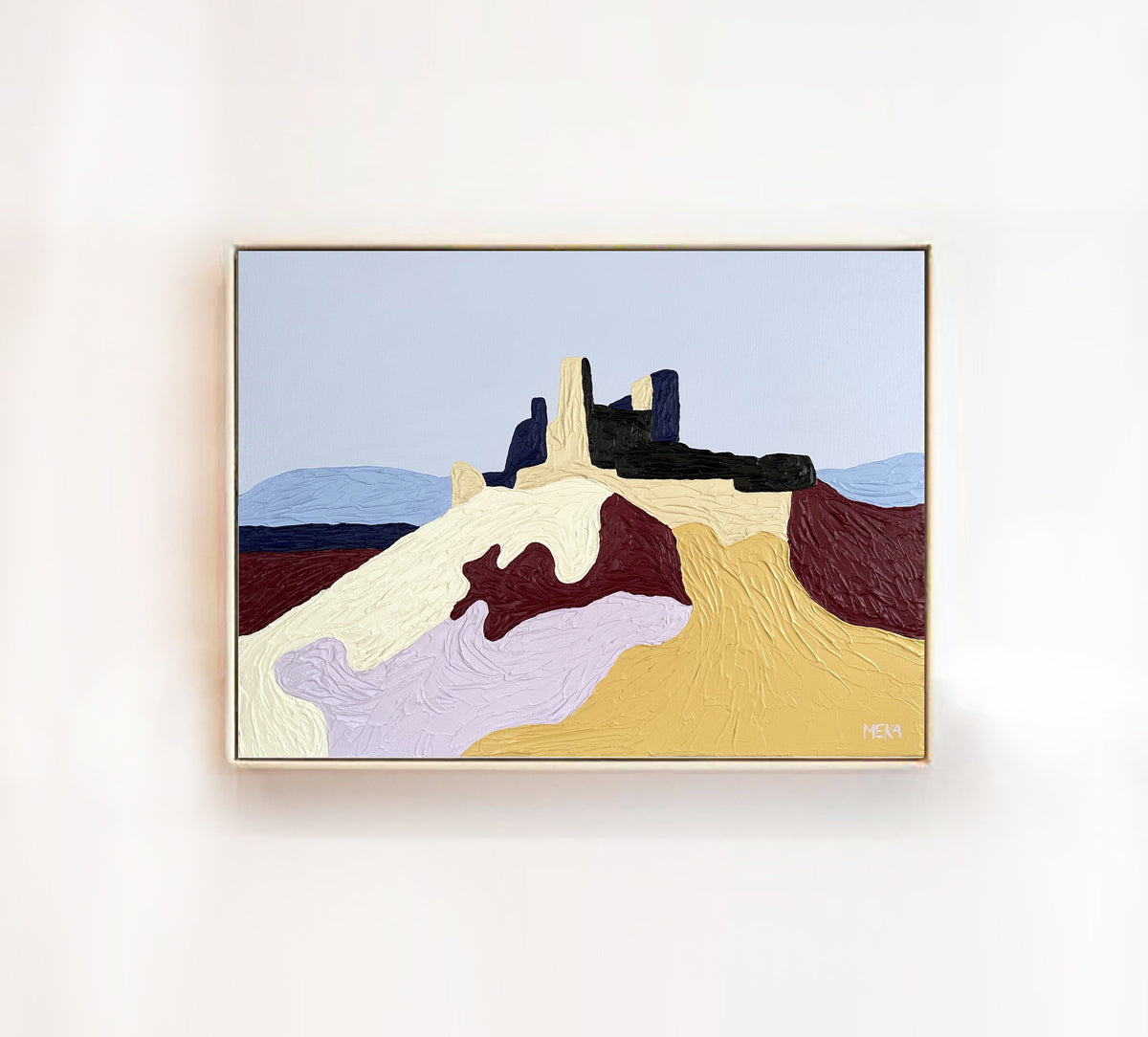 Čachtický hrad – Abstract Castle Painting Art Of Meka Studio