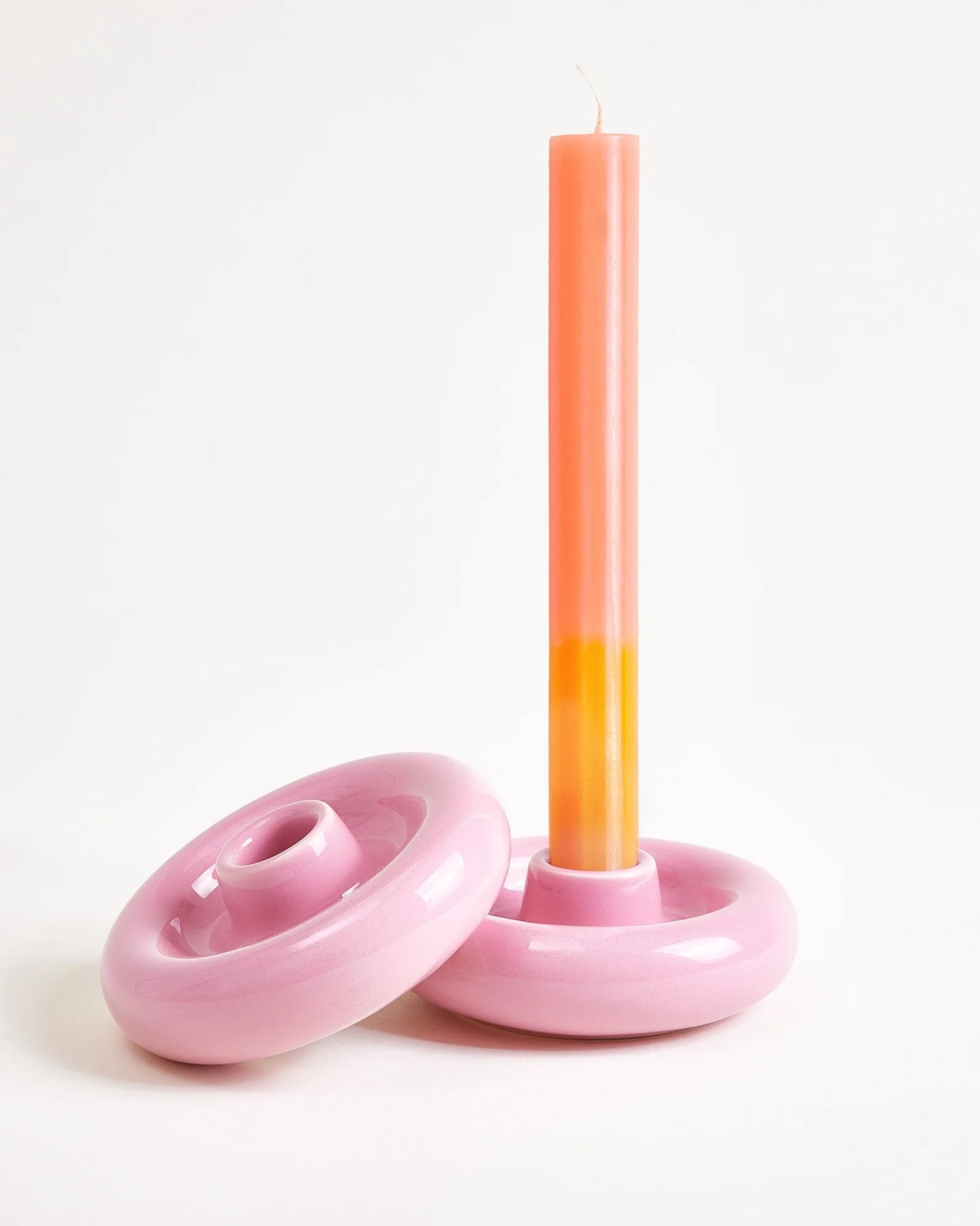 Seia candle holder large pink